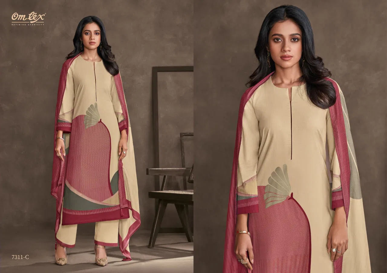 Ora By Omtex Lawn Cotton Printed Designer Dress Material Orders In India